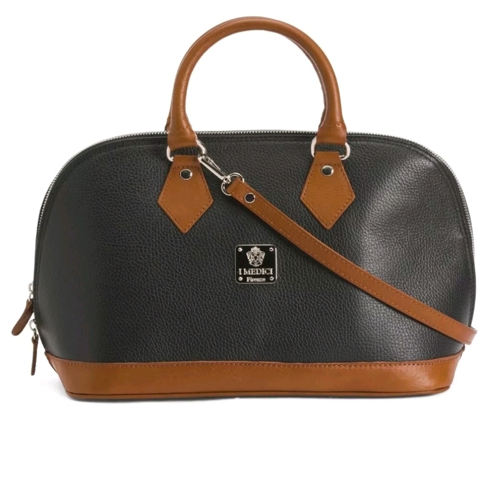 SOLD I Medici Firenze Made In Italy Leather Bugatti Crossbody Convertible Bag